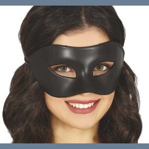 Sort Bat Maske