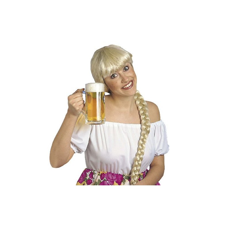 Paryk Helga tyrol blond med fletning