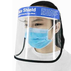 Transparent Protective Face Shield Mask Dust-Proof