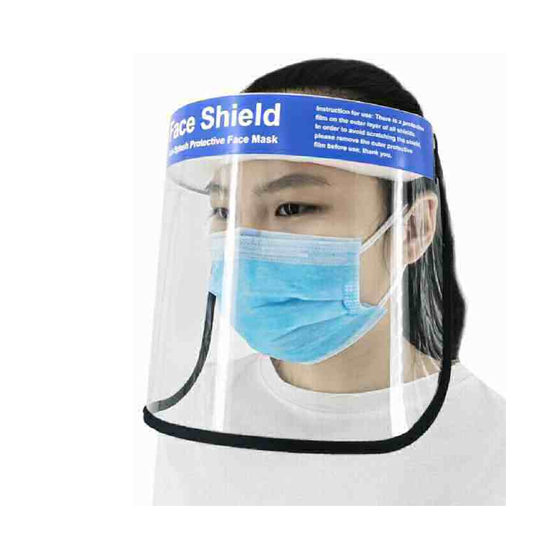 Transparent Protective Face Shield Mask Dust-Proof