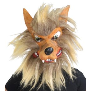 Ulve Maske Gul Latex