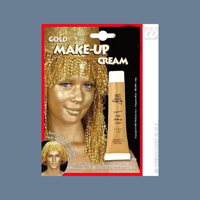 Ansigtsfarve guld eller slv