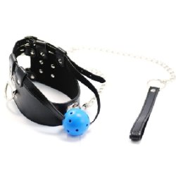 Bold Gag St Sexlegetj med Halsbnd