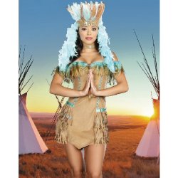 Indianer pige kostume