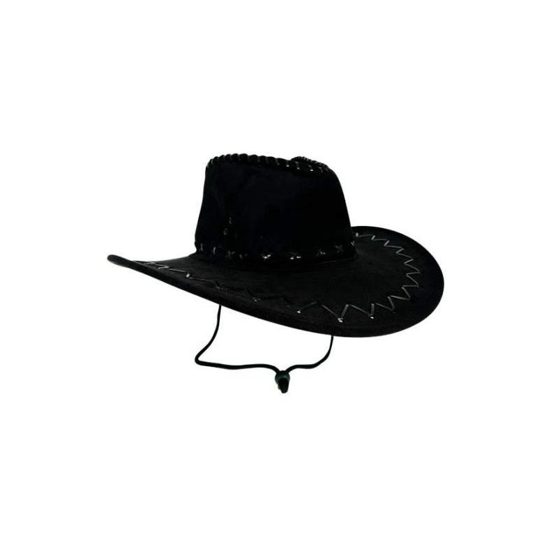 Cowboy hat sort eller brun ruskind
