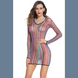 Net Chemise Rainbow