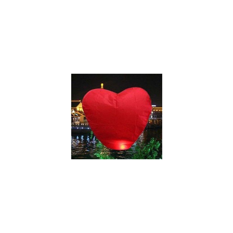 Flyvende lanterne hjerte