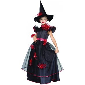 Hekse Pige Kostume Halloween og Fastelavn