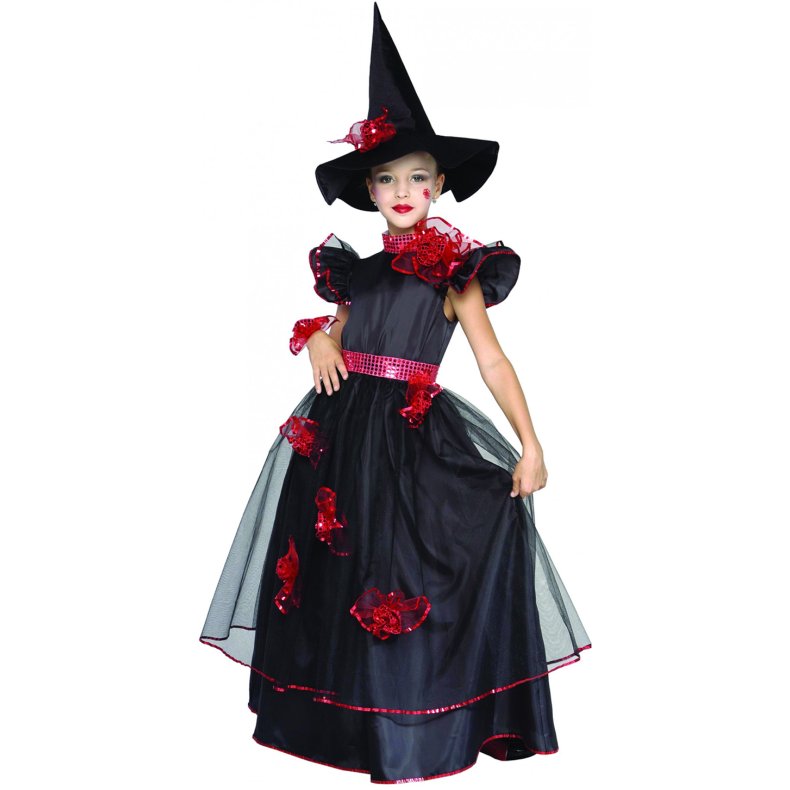 Hekse Pige Kostume Halloween og Fastelavn