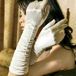 Streck satin handske.