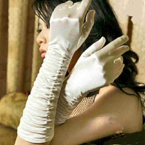 Streck satin handske.