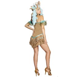 Indianer pige kostume