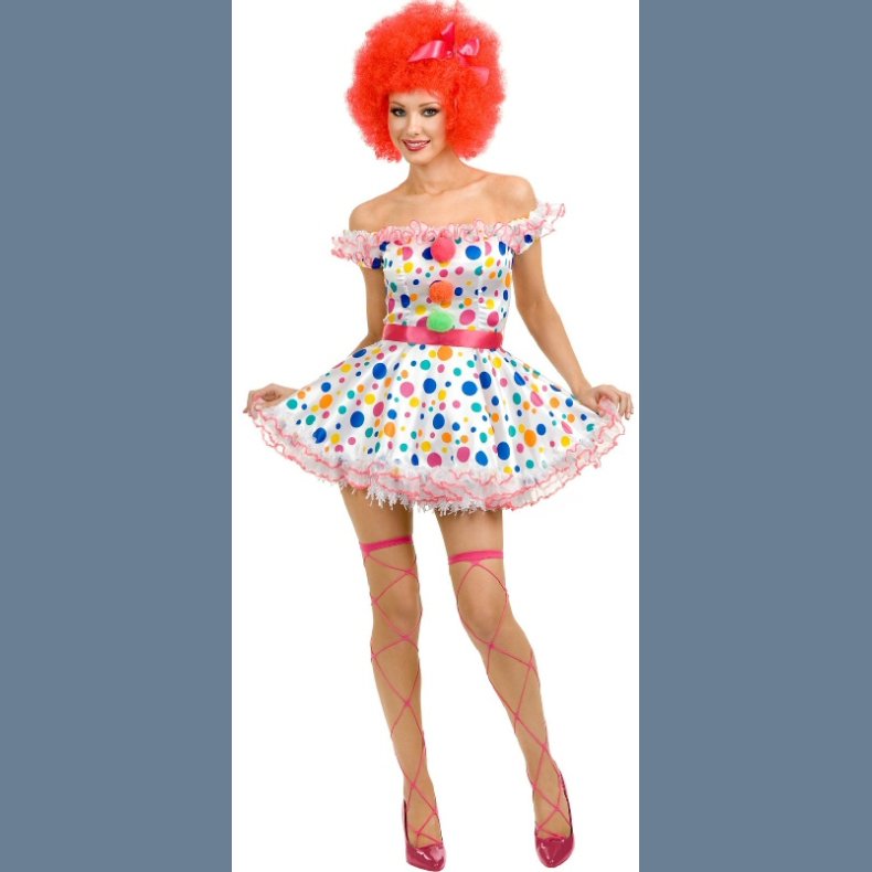 Klovne Kjole Dame