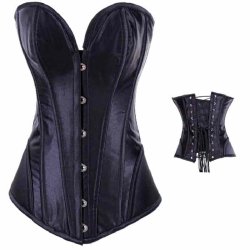 Stropls Sort Steampunk Korset