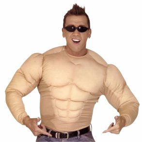Muskel Overkrop Kostume