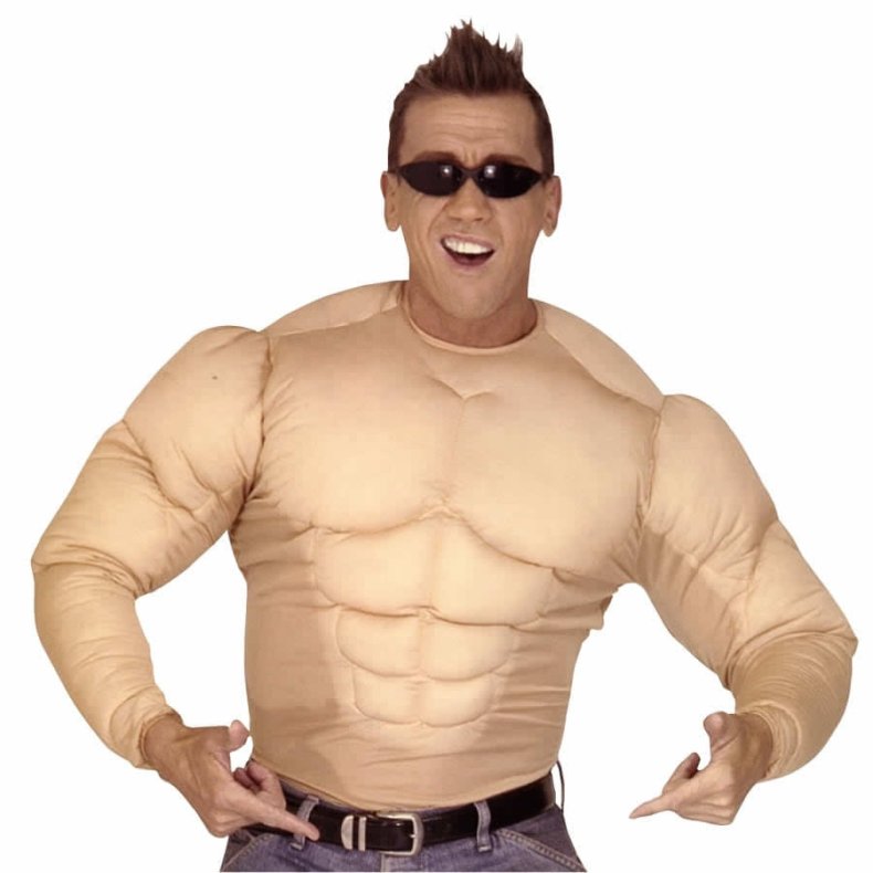 Muskel Overkrop Kostume