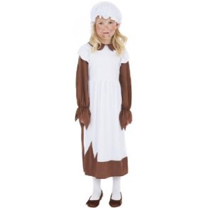 Lille Pige med Svovlstikker Kostume