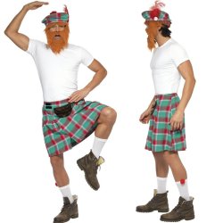 Sct. Andrew Kilt Kostume