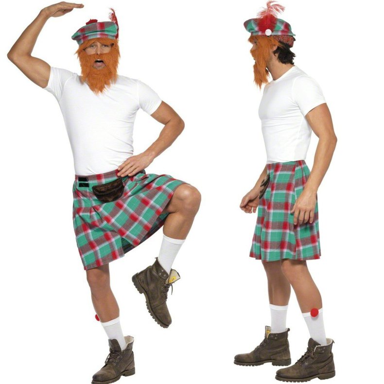 Sct. Andrew Kilt Kostume