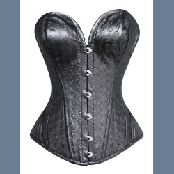 Stropls sort kunst lder korset med kranie print.