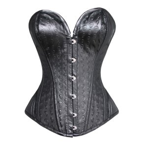 Stropls sort kunst lder korset med kranie print.