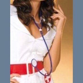 Stethoscope tilbehr til sygeplejerske kostumet